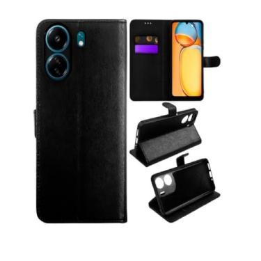 Imagem de Capinha Capa Carteira Flip Luxo Para Xiaomi Redmi 13C