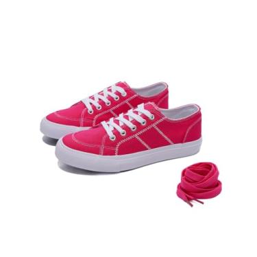 Imagem de Emma New York Tênis feminino Blake, tênis para ocasiões casuais, sapatilha de cano baixo - várias cores, rosa, 38