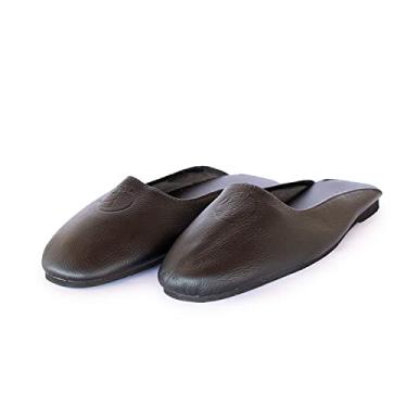 Imagem de Chinelo Campeiro Couro Tiro de Laço Ref: 100 Tamanho:45;Cor:Preto