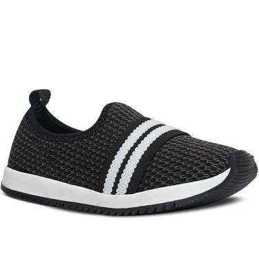 Imagem de Tênis Jogging Infaltil Casual Menino 55 (22, Preto)