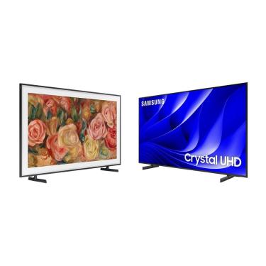 Imagem de Smart Big TV 75&quot; Crystal UHD 4K 75DU8000 2024 + Smart TV 32” QLED The Frame 32LS03C