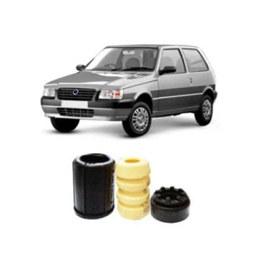 Imagem de Kit amortecedor dianteiro Batente Coifa Coxim Fiat Uno Fiorino Elba 19