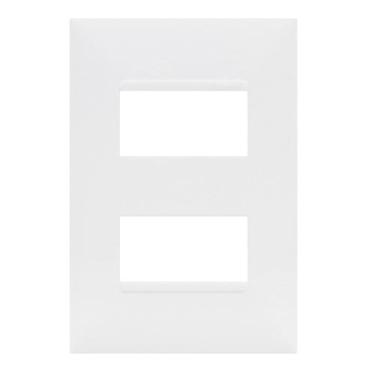 Imagem de Placa 4X2 2 Módulo Distanciados Branco 618506Bc Pial Plus+ - Legrand