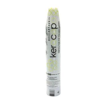 Imagem de Copo Descartável PS 180ml Branco Kerocopo Com 100 Unidades