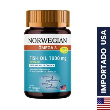 Imagem de Omega 3 1000mg norwegian made in usa 60 capsulas sidney oliv - SIDNEY 