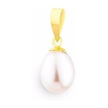 Imagem de Pingente Ouro 18k 750 Feminino Pérola 7mm Natural Biwa - RD Magazine