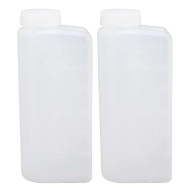 Imagem de Garrafa de Mistura de Combustível de 2 Peças de 600 Ml, Garrafa de Mistura de Combustível de Gasolina de óleo de 2 Tempos, Recipiente de Plástico de Nylon para Motosserras,
