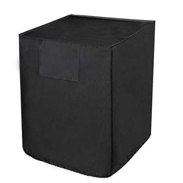 Imagem de Luxiv Capas de Ar Condicionado Central, Capa de Ar Condicionado para Unidades Externas 61 L x 61 D x 76 A Preta À Prova de Poeira Capa de Proteção AC Externa (76 L x 76 P x 81 A)