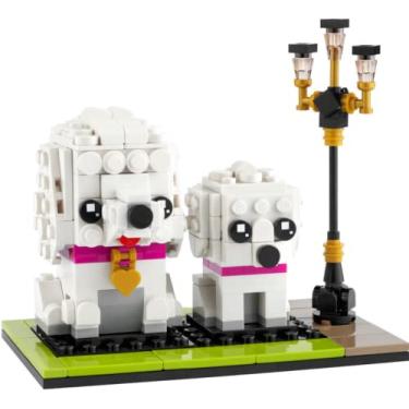 Imagem de LEGO BrickHeadz Pets Dogs, Cats, Fish, Birds or Hamsters (Choose Pet) (Poodle 40546), Multicolor