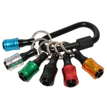 Imagem de caralin Chave de fenda sextavada de 1/10.2 cm, extensão de chave de fenda, adaptador de soquete, adaptador de broca, broca de troca rápida, 6 peças, app.60 mm/2,36 pol