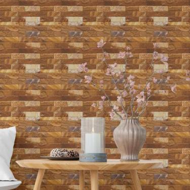 Imagem de Papel de Parede Adesivo Tijolo Pedra NP071 0,58x2,5M - Adesivo BR