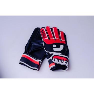 Imagem de Luva Goleiro Infantil Campo Rali Vermelha - BRASFOOT, M