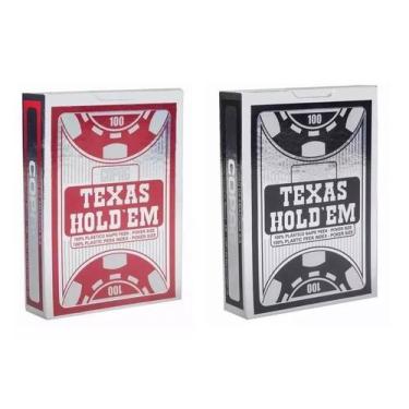 Imagem de 2 Baralho Plastico Copag Texas Holdem Poker Naipe Pequeno