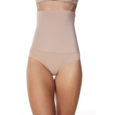 Imagem de Calcinha Tanga Modeladora com Cos Alto Frelith, Chocolate, P