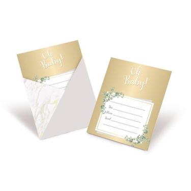 Imagem de Convite Festa OH Baby Boy - 08 unidades - Cromus - Rizzo - Cromus Fest