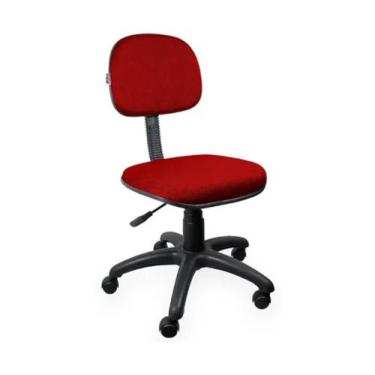 Imagem de Cadeira Secretária Giratória - Dos Anjos - Dos Anjos Móveis, Vermelho