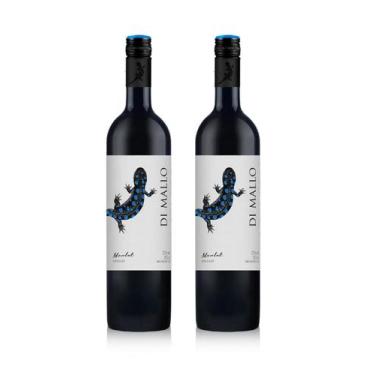Imagem de Kit 2 Un Vinho Di Mallo Merlot 750 ml