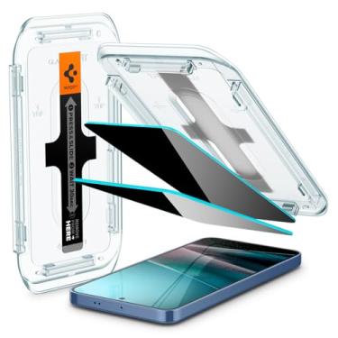Imagem de Spigen Protetor de Tela de Vidro Temperado [Glastr Ez Fit - Privacidade] Projetado Para...