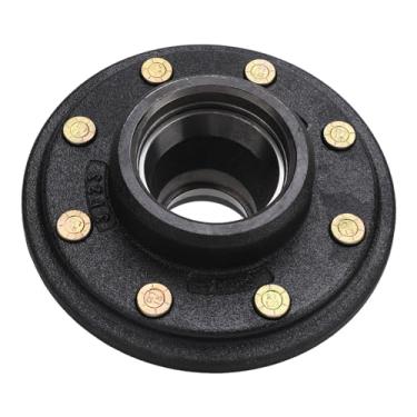 Imagem de Kit do Eixo do Reboque Com 8 No Cubo de 6,5 Polegadas de Parafuso de Parafuso 2in Round Bt8 Eixo para Trailer de Barco de Carga de 7000 Libras, Estabiliza, Suporta Forte Pressão,