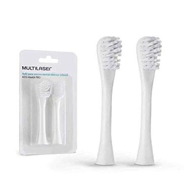 Imagem de Refil Para Escova Multilaser Dental Elétrica Infantil - HC108, Multilaser, HC108, Branco
