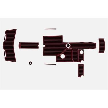 Imagem de ATDEK Tapete marinho de teca sintética EVA piso de espuma 2006-2011 mastercraft X2 Cockpit plataforma de natação arco 1/10.2 cm 6 mm barco de surfe crapet seadek tapete antiderrapante piso marinho