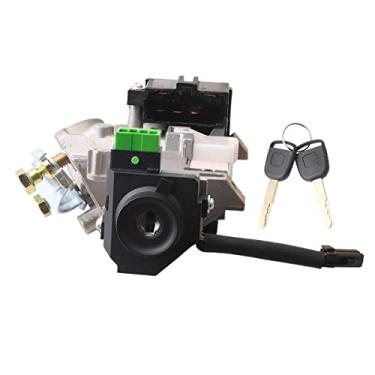 Imagem de DUNSIHUI 06350-SAA-G30 Conjunto de cilindro de bloqueio de interruptor de ignição 35100-SDA-A71 para CRV FIT Odyssey Ac-cord 2 chaves 48 fichas