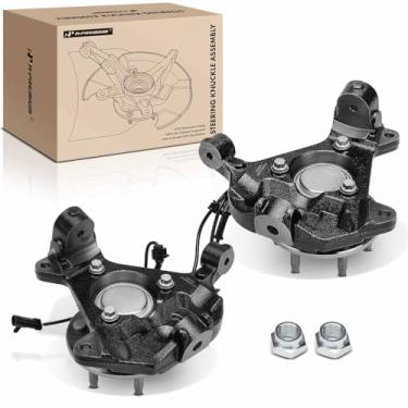 Imagem de A-Premium 2 conjuntos de junta de direção dianteira e cubo de rolamento de roda compatíveis com Chevrolet Silverado 1500 Classic 2007, Tahoe 2000-2006, Suburban e GMC Sierra 1500 Classic, Yukon XL