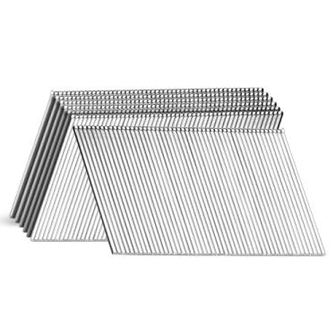 Imagem de SITLDY Pregos com acabamento angular de 34 graus DA calibre 15, pacote com 1000 galvanizados, 2-1/5.1 cm, para pregador pneumático, elétrico com acabamento angular