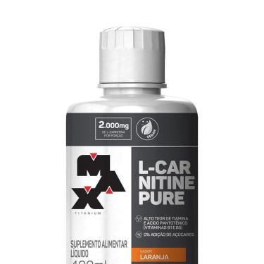 Imagem de L-Carnitine Pure Max Titanium (400ml) Laranja-Unissex