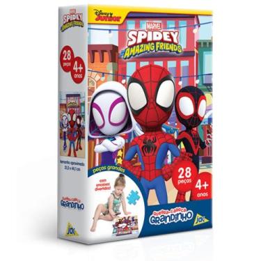 Imagem de Quebra Cabeça Spider Man Marvel Homem-Aranha Com 28 Peças 2892 - Toyst