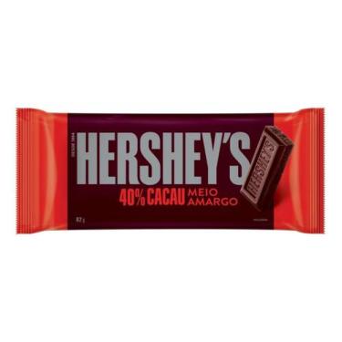 Imagem de Kit c/ 6 Chocolate 40% Cacau Hershey's sem gluten pacote 82