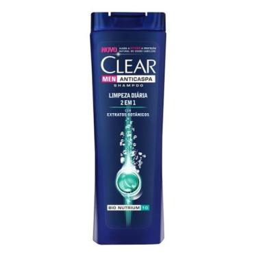 Imagem de Kit c/ 3 Shampoo Anticaspa Clear Limpeza Diaria 2 Em 1 400ml