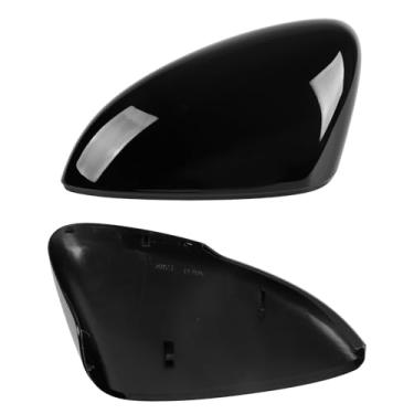 Imagem de 1 par de capa de espelho lateral preto compatível com Honda Accord 2018 2019 2020 2021 2022 com seta, substituição direta, 76251-TVA-A31