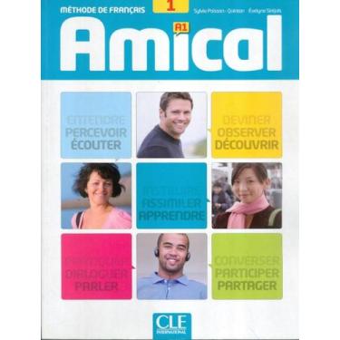 Imagem de Amical 1 Livre De Leleve Avec 1 Cd Audio Mp3 - CLE INTERNATIONAL - PAR