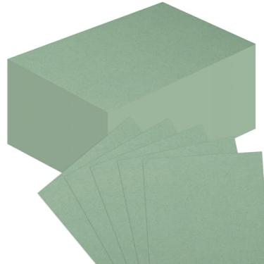 Imagem de 100 folhas de 10 x 15 cm de papel cartolina grosso em branco 49,9 kg/300 g/m² para convites, cartões postais, fotos, artesanato faça você mesmo cartões comemorativos para fazer álbuns de recortes