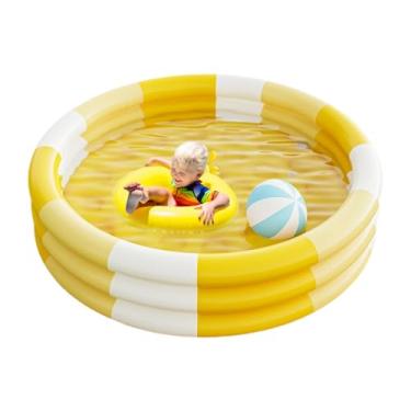 Imagem de Piscinas Para Crianças,Piscina Inflável Para Bebés | Almofada De Natação Brinquedo De Água Reforçada Para Banho Do Bebé Uso Em Interior Exterior Jardim Beira Piscina Brincar Campismo