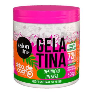 Imagem de Gelatina Salon Line To De Cacho Definição Intensa Fixação Extra Forte 