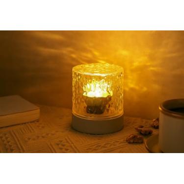 Imagem de Luminária Caixa de Som Bluetooth Projetor de Ondas Portátil Com Efeito Oceano Aurora Boreal Graduais Luz LED com Controle Remoto Luz Decorativa Iluminação Ambiente Relaxante - SHACK