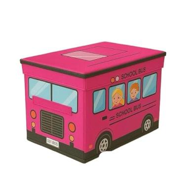 Imagem de Caixa Organizadora Infantil com Tampa 23L Ideal para Brinquedos, Roupas e Uso Escolar na Brinquedotec(3,Rosa)