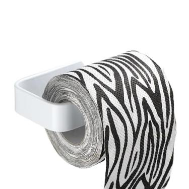 Imagem de Porta Papel Higiênico em Plástico de 4mm - Cor Preta (branco 1 UN)