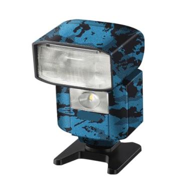 Imagem de HVL-F45RM Película antirarranhões Flash Vinil Wrap Adesivo protetor para Sony HVL-F45RM Acessórios de fotografia (azul cavaleiro)