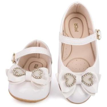 Imagem de Sapatilha Infantil Menina Moda Festa Casamento laço com strass 2004-Feminino