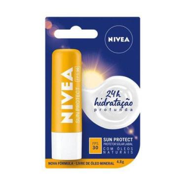 Imagem de Protetor Labial Nivea Sun Protect Fps30 4,8G