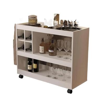 Imagem de Aparador Bar com Adega e Luxo- Comprar moveis em casa(Off white)