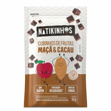 Imagem de Cubinhos de Frutas Natikinhos Maça & Cacau 30g