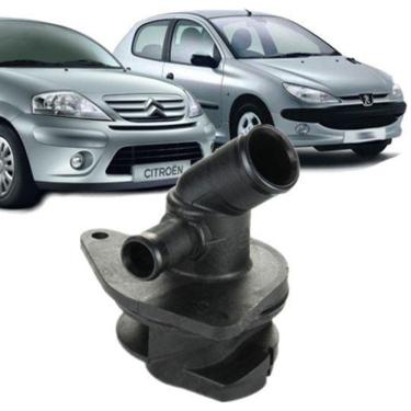 Imagem de Flange Bomba Dagua Peugeot 206 E 207 Citroen C3 1.4 8V