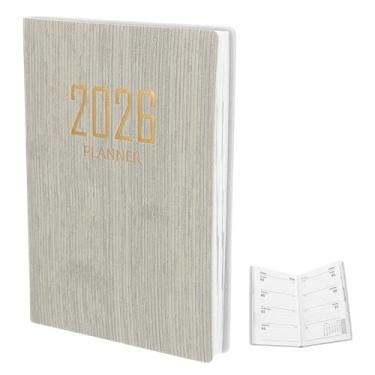 Imagem de Tofficu Caderno de Anotações Diário 2026, Tamanho A7, Couro Sintético, Planejador Semanal E Mensal, Lista de Tarefas, Calendário, Bloco de Notas de Bolso para Agenda Acadêmica, Escritório Escolar