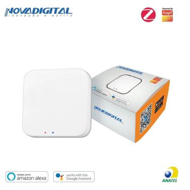 Imagem de Hub Bridge Zigbee 3.0 + Bluetooth Wi-Fi Novadigital by Tuya HNZ-01