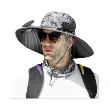 Imagem de Chapéu De Pescador Com Proteção Solar Para Camping, Pesca E Caminhadas