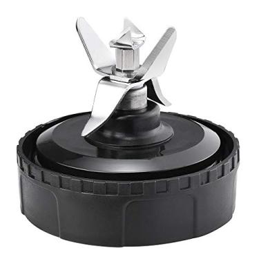 Imagem de peças de reposição para liquidificador, conjunto de lâmina extratora macho de 6 aletas serve para copos Ninja de 470 ml, 307KKU 322KKU770 Lâmina extratora de substituição adequada para Ninja BL660